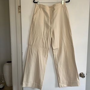 H&M Twill wide leg pants